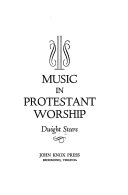 Music in Protestant worship.