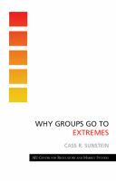 Why groups go to extremes /