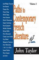 Paths to contemporary French literature.