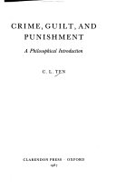 Crime, guilt, and punishment : a philosophical introduction /