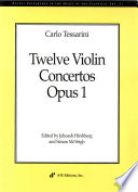 Twelve violin concertos opus 1 /