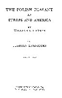 The Polish peasant in Europe and America,