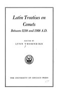Latin treatises on comets between 1238 and 1368 A. D.