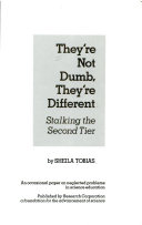 They're not dumb, they're different : stalking the second tier /