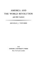 America and the world revolution, and other lectures