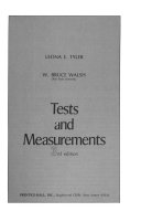 Tests and measurements /