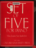 Set of five : for piano /