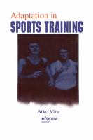 Adaptation in sports training /