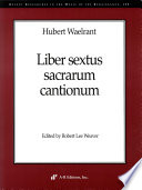 Liber sextus sacrarum cantionum /