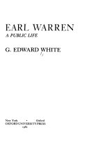 Earl Warren, a public life /