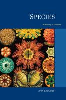 Species : a history of the idea /