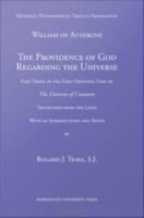 The providence of God regarding the universe part three of the first principal part of The universe of creatures /