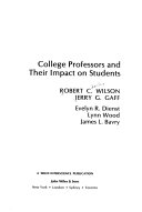 College professors and their impact on students /