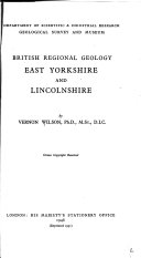 British regional geology : East Yorkshire and Lincolnshire.