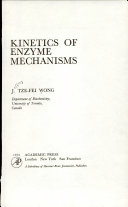 Kinetics of enzyme mechanisms /
