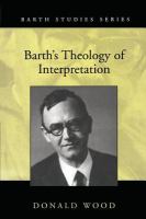 Barth's theology of interpretation /