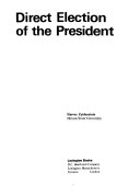 Direct election of the President